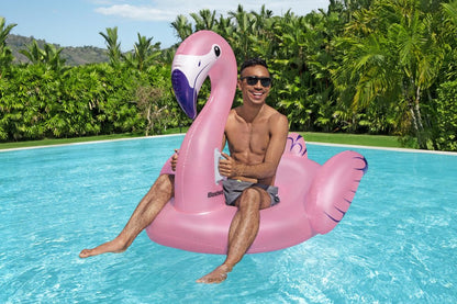 Bestway Inflatable swimming mattress Flamingo, 153 cm x 143 cm, load capacity up to 90 kg - No:41475