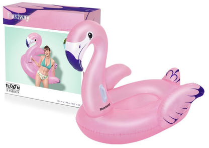 Bestway Inflatable swimming mattress Flamingo, 153 cm x 143 cm, load capacity up to 90 kg - No:41475
