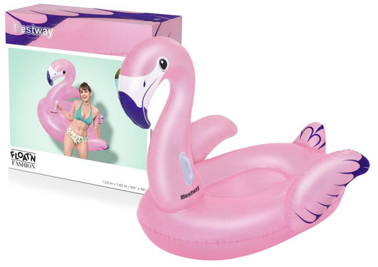 Bestway Inflatable swimming mattress Flamingo, 153 cm x 143 cm, load capacity up to 90 kg - No:41475