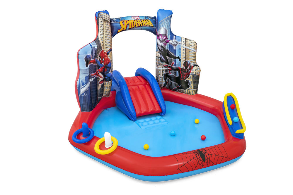 Bestway Spider-man splash pad - outdoor kids Inflatable Playground 211 x 206 x 127 cm paddling pool sprinkler - No:98793