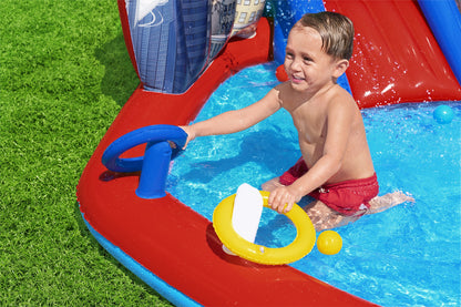 Bestway Spider-man splash pad - outdoor kids Inflatable Playground 211 x 206 x 127 cm paddling pool sprinkler - No:98793