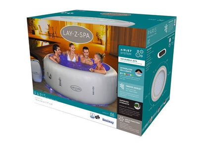 Bestway Inflatable Spa Jacuzzi with Massage and Heater Paris AirJet - No:60013