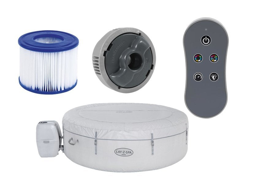 Bestway Inflatable Spa Jacuzzi with Massage and Heater Paris AirJet - No:60013