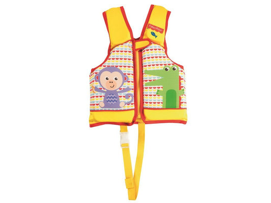 سترة نجاة من Bestway Fisher Price بأكمام خارجية وبطانة إسفنجية - رقم: 93521 