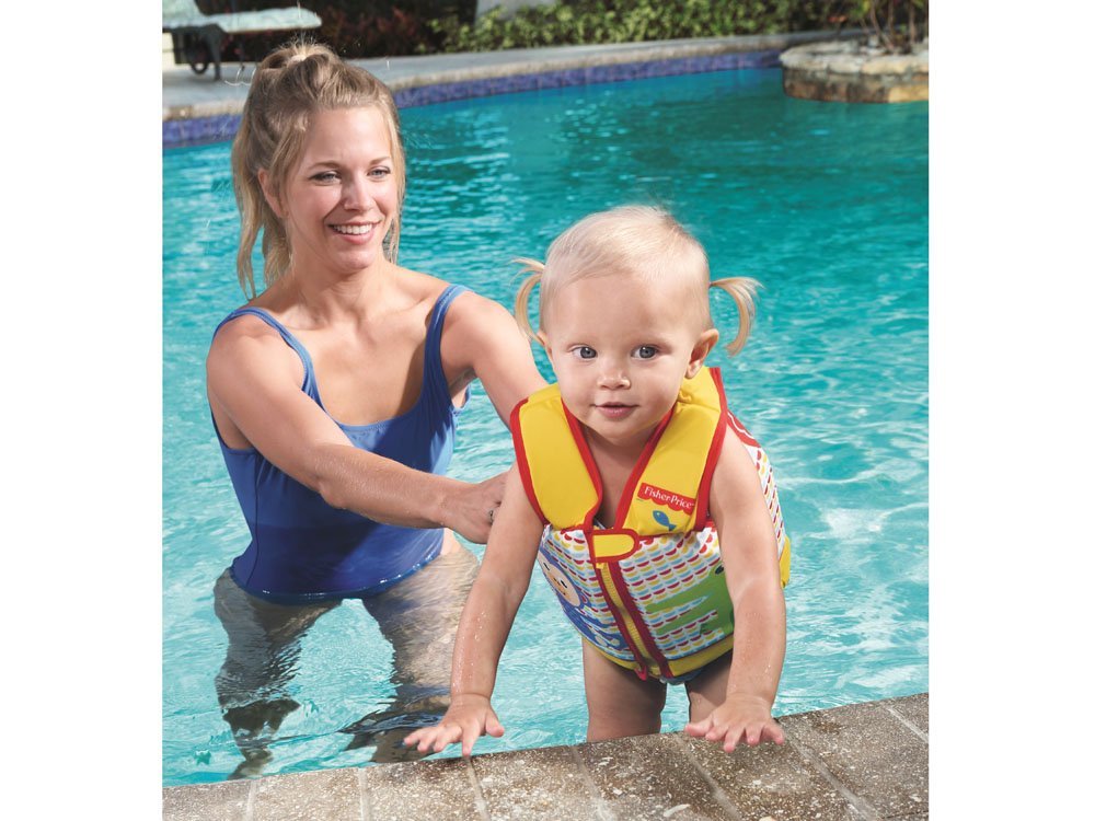 سترة نجاة من Bestway Fisher Price بأكمام خارجية وبطانة إسفنجية - رقم: 93521 