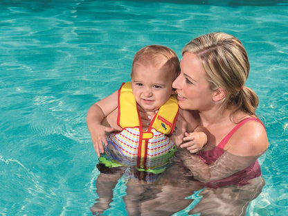 سترة نجاة من Bestway Fisher Price بأكمام خارجية وبطانة إسفنجية - رقم: 93521 