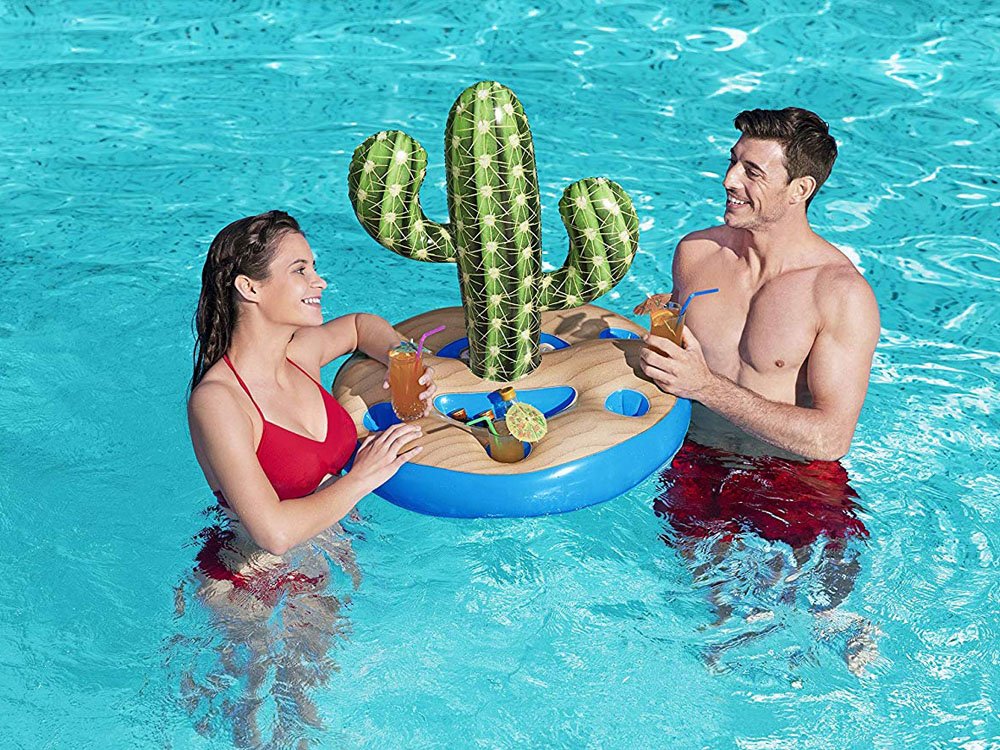 Bestway Inflatable cup holder cactus figure 94cm x 70cm - No:43244