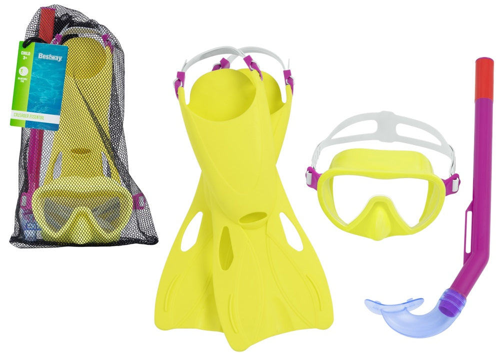 Bestway Diving Kit snorkel set  Mask, Fins, Tube - +3 years - No:25039