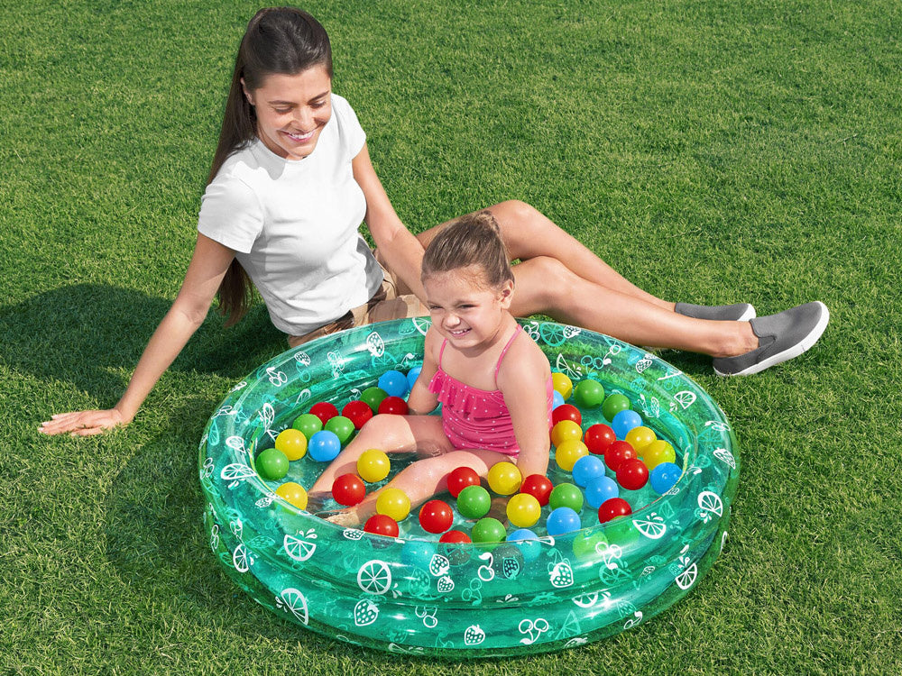 Bestway 2-Ring Ball Pit Play Pool with balls 91cm x 20cm + 50 balls - No:51141