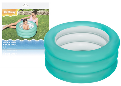 Bestway Inflatable Paddling Triple Ring Kiddie Pool 70 cm x 30 cm - No: 51033
