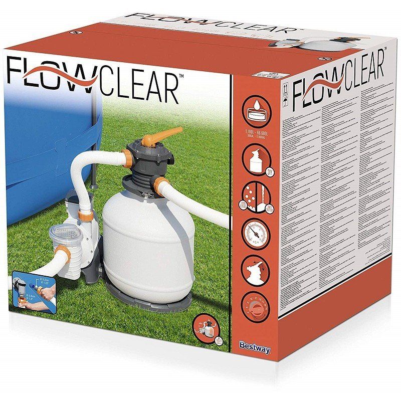 Bestway Flowclear 3000 gal Sand Filter Sand filter pump 9841l/H - No:58486