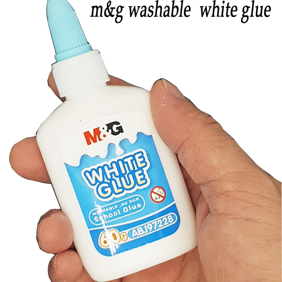 M&G WHITE GLUE 60G/WASHABLE SCHOOL GLUE - No:ABJ97228