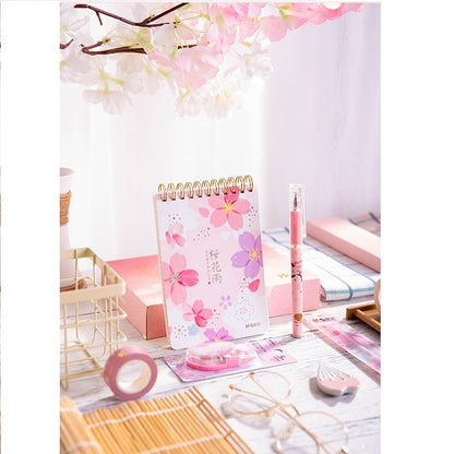 مجموعة M&amp;G Chenguang مجموعة Sakura Rain Series حقيبة سحب جانبية هدية 6 قطع - رقم: HAGP1522