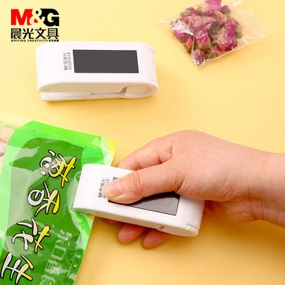 M&G The morning mini sealing machine household hand pressure - No:AEQ918A8