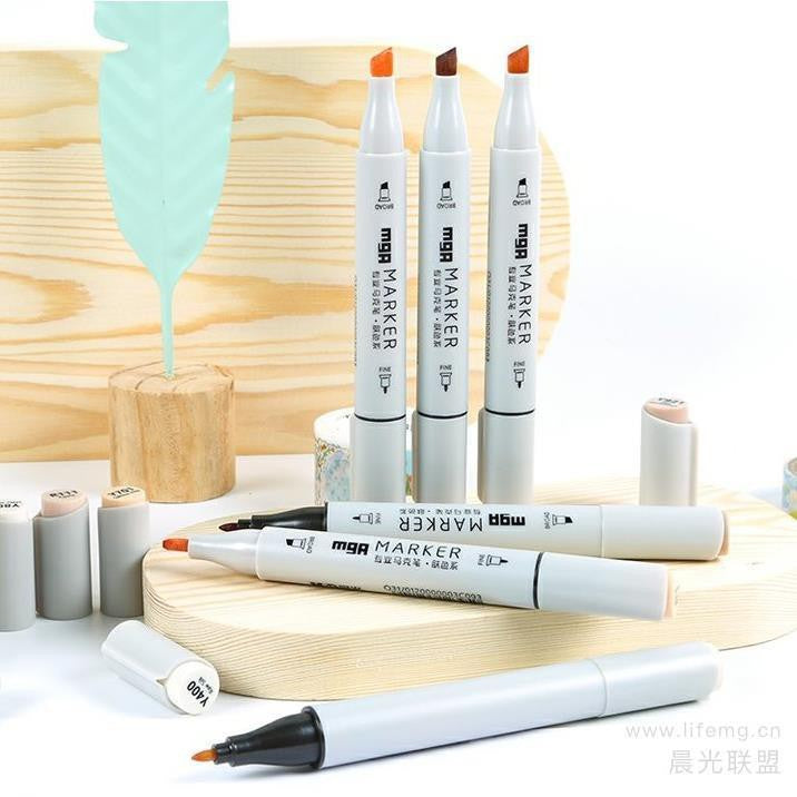 مجموعة أقلام تحديد احترافية من سلسلة M&amp;G Light Color - 6 قطع - رقم المنتج: ZPM94722 