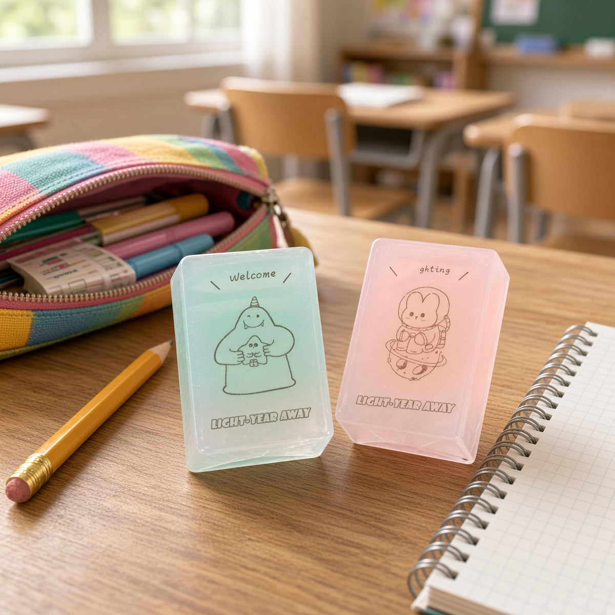 M&G Chenguang Jelly Eraser AXP963ET – Pastel Soft Eraser – Cute Design – Smooth & Clean Erasing – 1 Pcs - No: AXP963ET