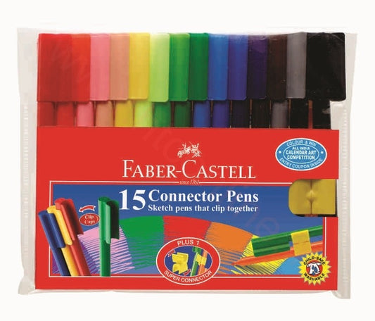Faber-Castell Connector Pens Assorted Set of 15 - No:153016