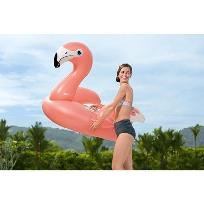 Bestway Flamingo  Inflatable Ride-On Lifebuoy for adult 1.68m x 1.20m - No:41526