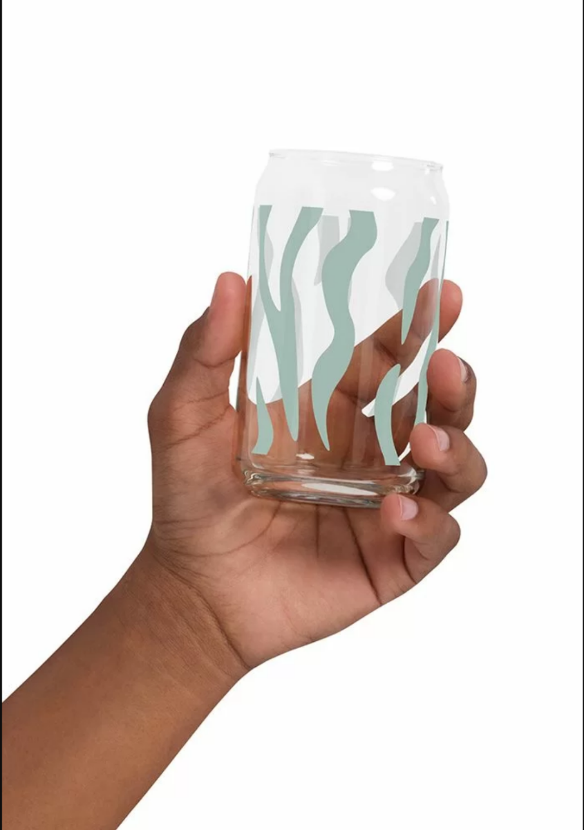 Can-Shaped Glass -acrylic