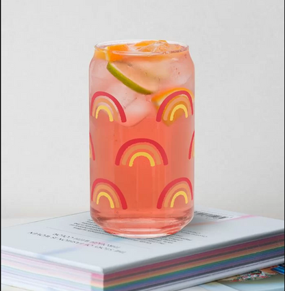 Can-Shaped Glass -acrylic