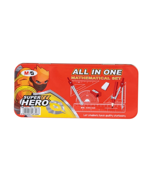 مجموعة M&amp;G Chenguang Super Hero الهندسية، الكل في علبة معدنية واحدة - رقم: HARL1304