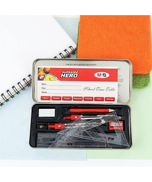 مجموعة M&amp;G Chenguang Super Hero الهندسية، الكل في علبة معدنية واحدة - رقم: HARL1304