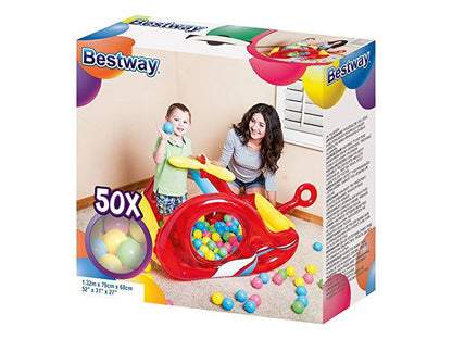 Bestway Helicopter playpen with 50balls-No:52183