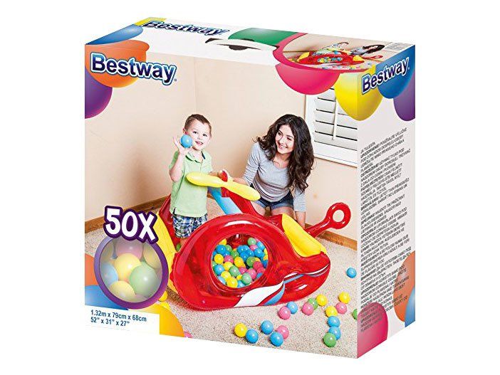 Bestway Helicopter playpen with 50balls-No:52183