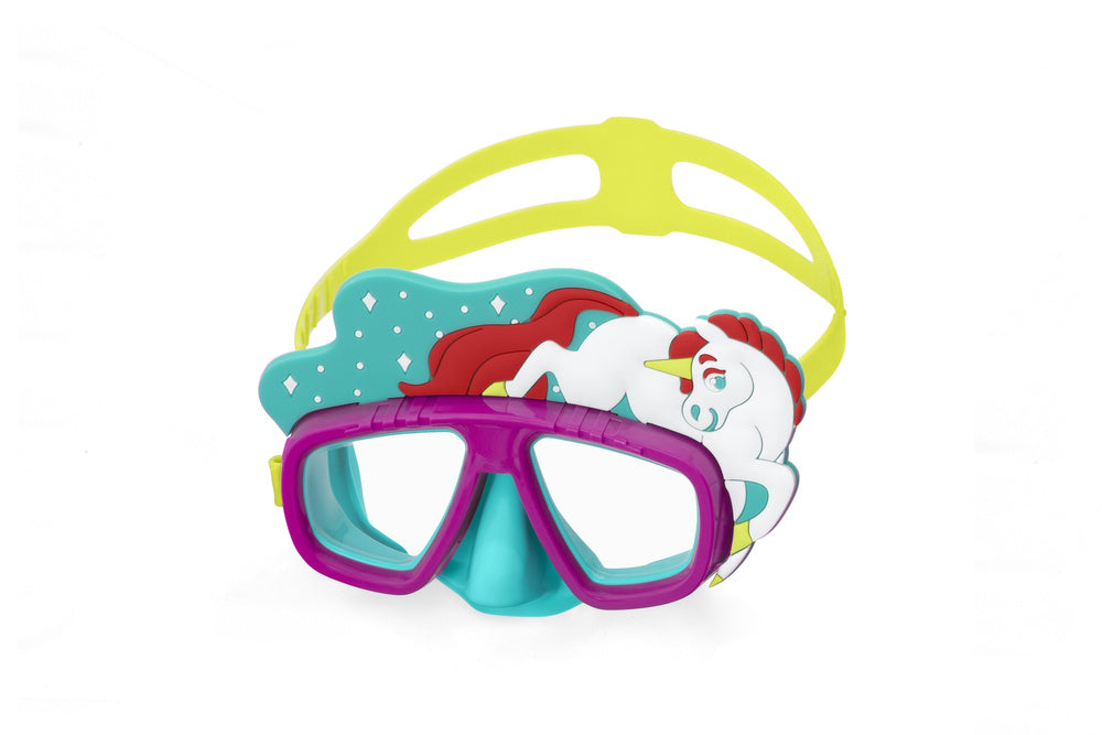 Bestway Snorkel set for kids diving mask with uv protection, anti-leak, adjustable strap - No:24059