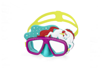 Bestway Snorkel set for kids diving mask with uv protection, anti-leak, adjustable strap - No:24059