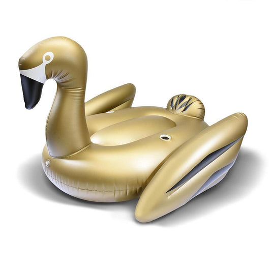 Inflatable Golden giant swan float for pool - 190*175*115cm -No:19296