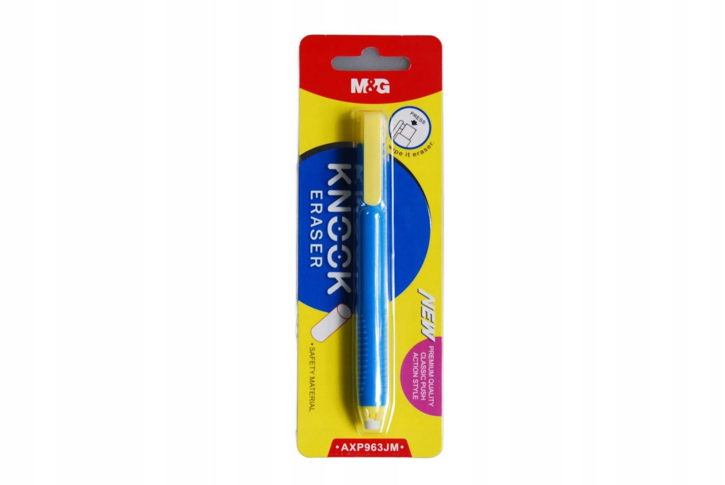 M&G Retractable Eraser Marker Mix Assorted Colors No.AXP963JM (6936965494124)