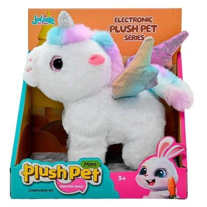 Jolier Fun Toys Mini plush Pet -  Interactive soft toy Pony unicorn - No:MC-1078