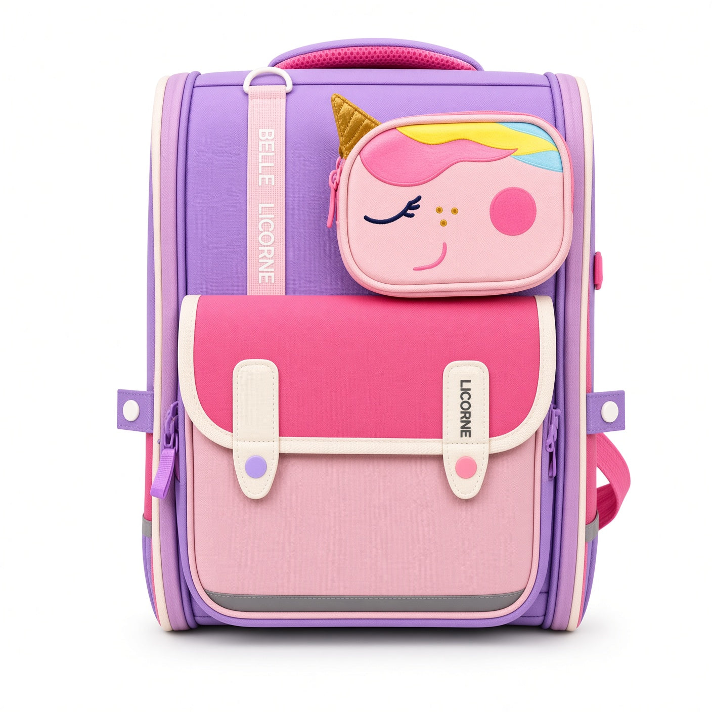 M&G Chenguang Unicorn Kids School Backpack 16.5 Inch – Lightweight Waterproof Backpack for Girls - No: ABB904Q337