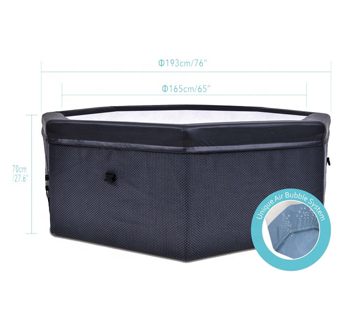 JILONG Avenli Aegean Whirlpools outdoor Spa Air Jet with LED Lights For 6 Person