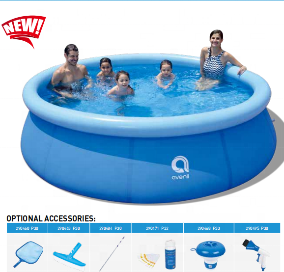Jilong Avenli Prompt Set Pool Blue plastic PVC 2.4m x 63cm for adult - No:17792EU