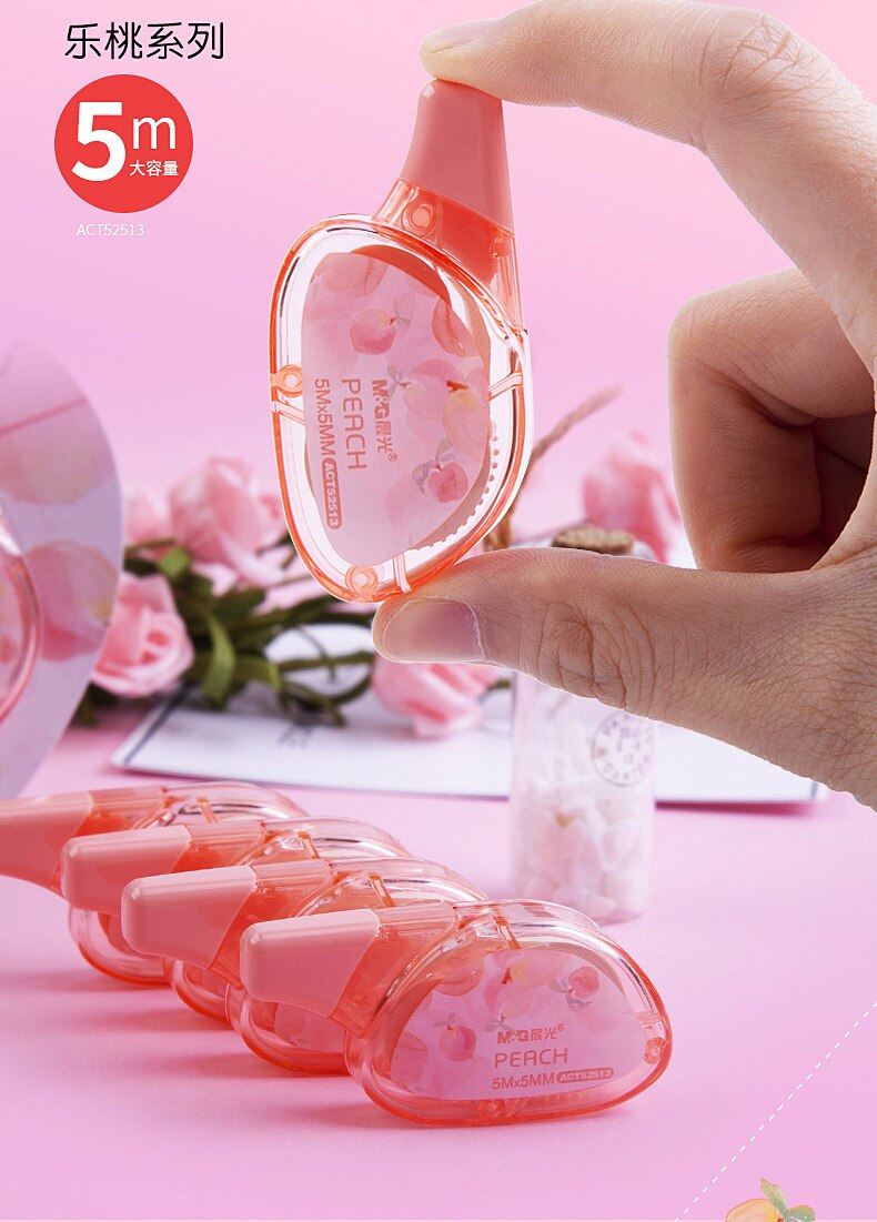 M&G Sweet Peach Limited Correction Tape - No:ACT52513 - 1pcs