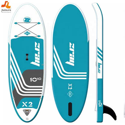 لوح التجديف القابل للنفخ جيلونج زراي X2، مقاس 330 سم × 81 سم × 15 سم - رقم: 34086