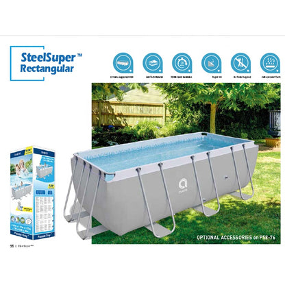 مسبح جيلونج أفينلي ذو الإطار المستطيل 4.0 متر × 2.0 متر × 99 سم