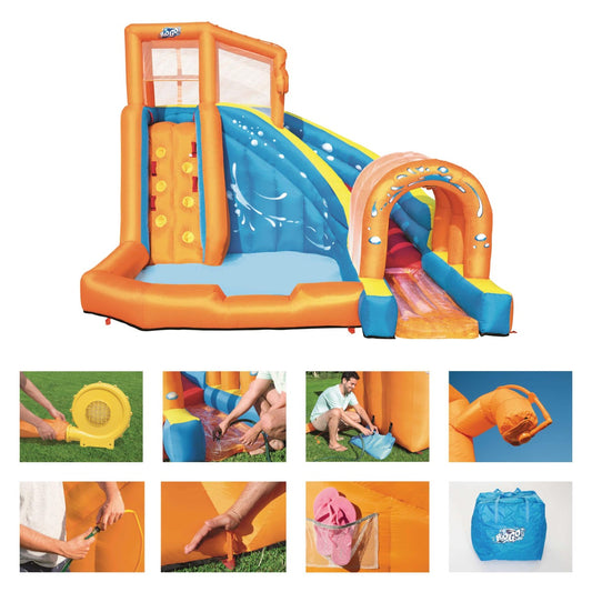 Bestway Colorful Uniquely Designed Inflatable Tunnel Kids Water Park 4.20m*3.20m*2.60m - No:53303