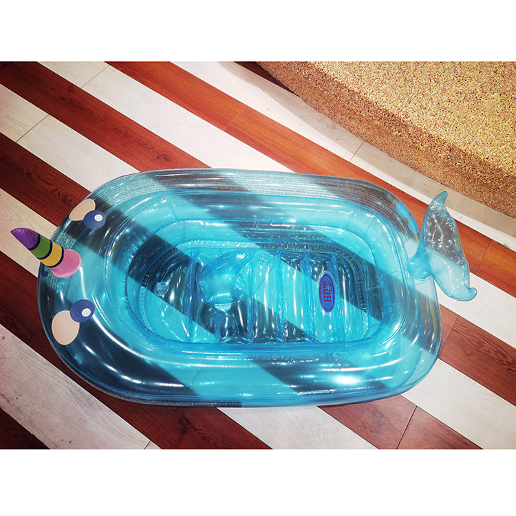 JILONG Sunclub 51024 Little Whale Baby Bathtub 95cm x 62cm x 48cm