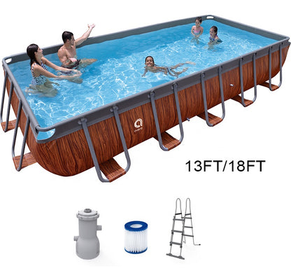 بطانة حمام سباحة مستطيلة بإطار فولاذي من جيلونج أفينلي، 5.4 متر × 2.5 متر × 1.0 متر - رقم: 17824EU