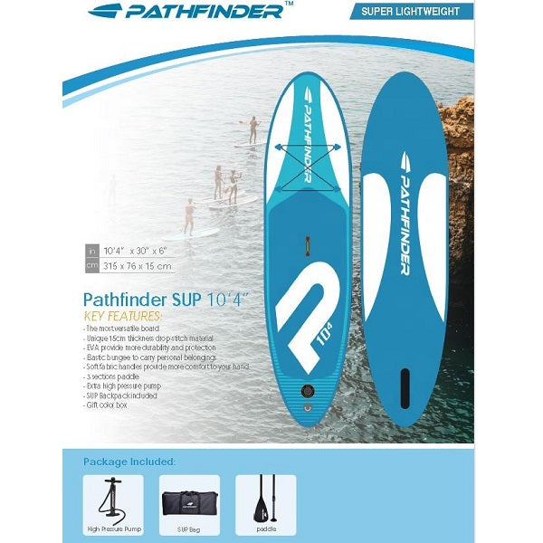 لوح التجديف الواقف فائق الخفة من جيلونج باثفايندر، مقاس 335 سم × 76 سم × 15 سم - رقم: 34080