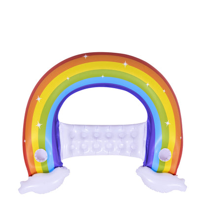 Jilong Sunclub Inflatable Swimming Pool Floating Rainbow Water Lounger 148*99 cm - No:37606