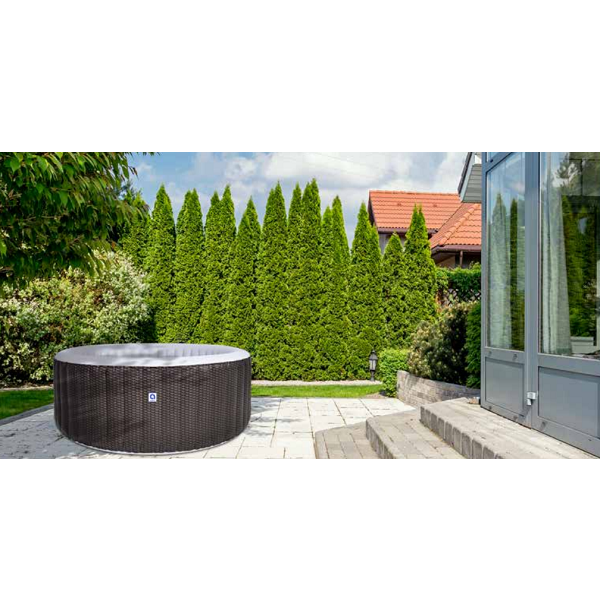 حوض جاكوزي قابل للنفخ من جيلونج أفينلي نايس سبا، مزود بخاصية التدليك، أبعاده 204 سم × 70 سم - رقم المنتج: 17286EU