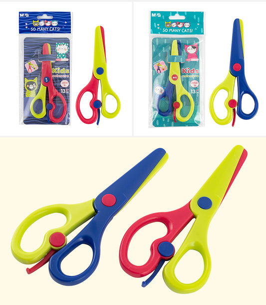 M&G Chenguang So many cats Hand Craft Scissors 130 mm Colorful Plastic - No:ASS913D8