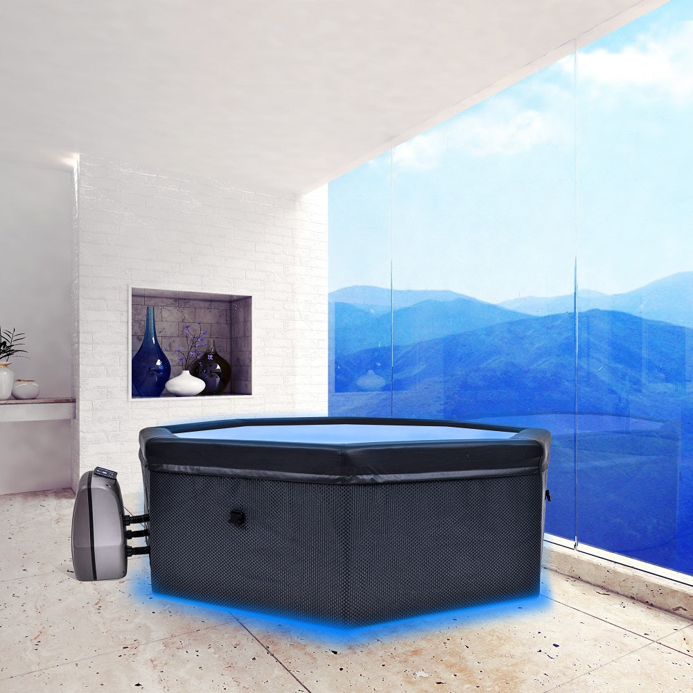 JILONG Avenli Aegean Whirlpools outdoor Spa Air Jet with LED Lights For 6 Person