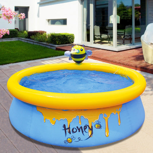Jilong Avenli 1.5 m x 41 cm round kidde pool with spray - No:12010