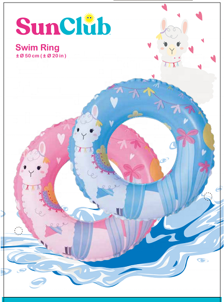 Jilong Sunclub Alpaca Ring Outdoor Inflatable Water Sports Pool Floating - No:37618