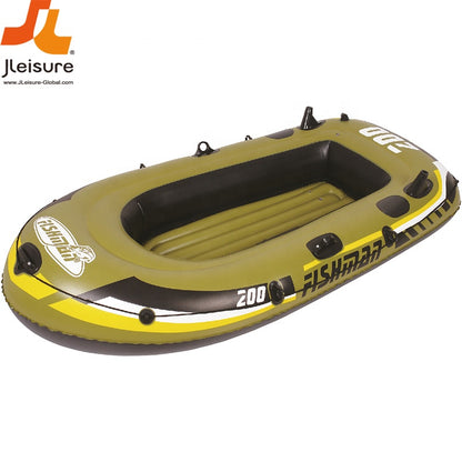 Jilong FISHMAN 200 Boat Set Inflatable fish boat sets with pump and paddle 218cm*110cm*36cm - No:07207-1